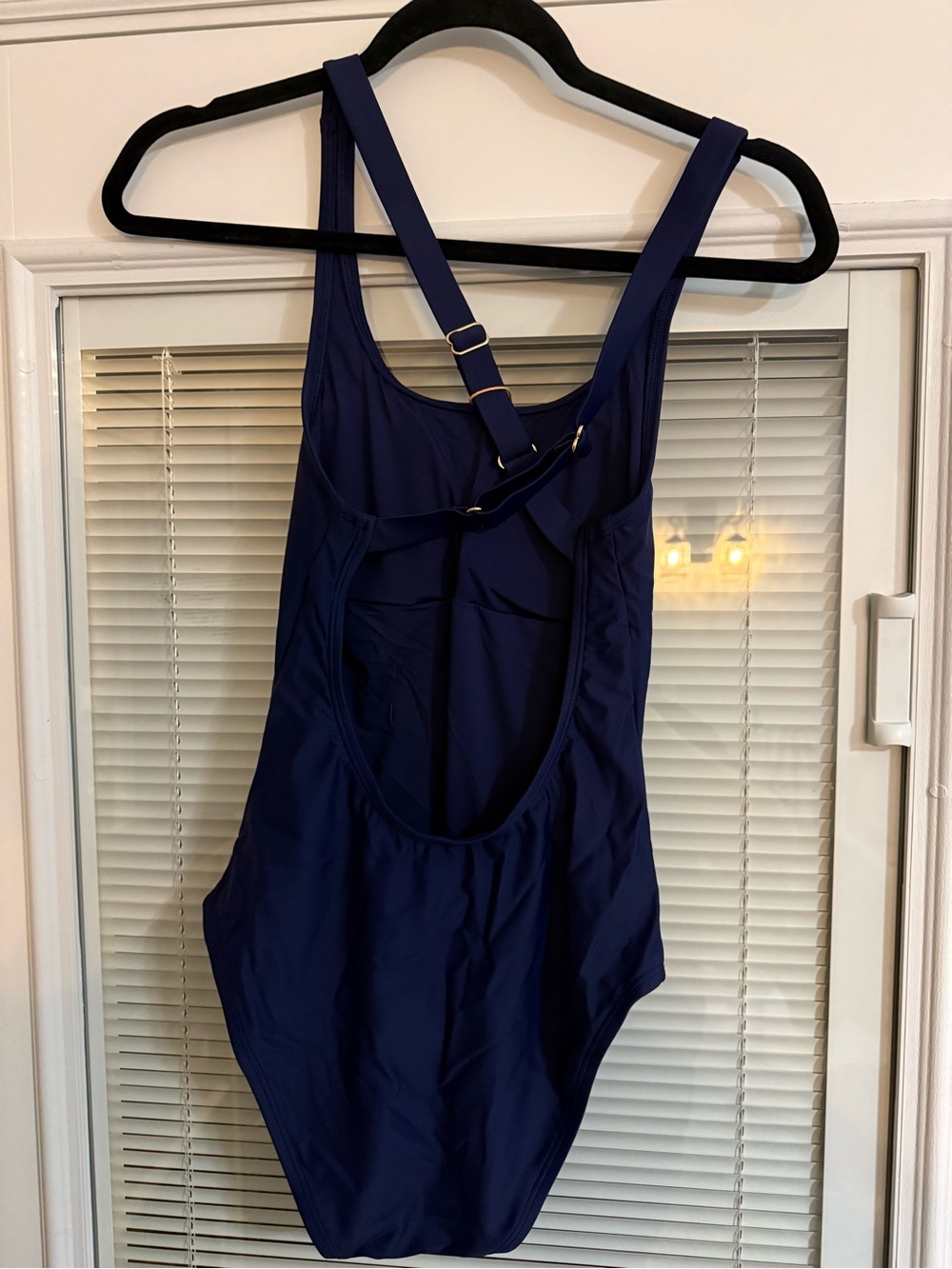 NWT Quince Italian Cross-Back One-Piece Swimsuit Sz XS - Picture 4 of 5